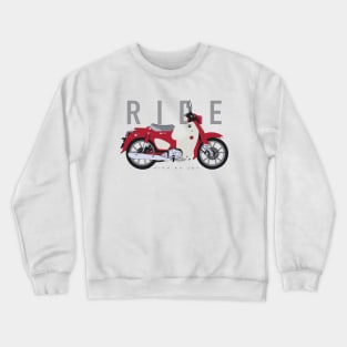 Ride super cub red Crewneck Sweatshirt